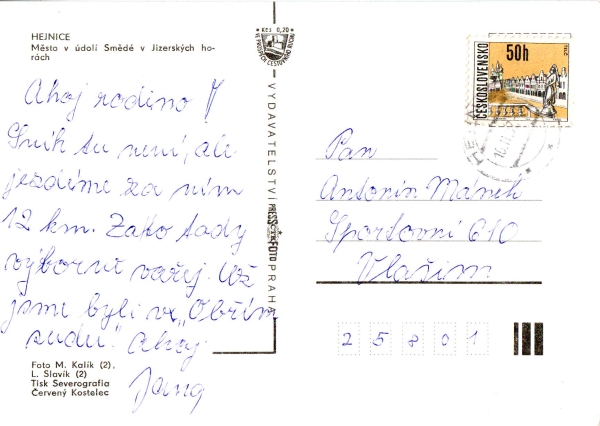 Hejnice 1982 95 001 ●