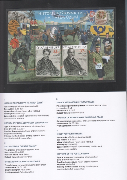 CZ Briefmarken Ausstellungsgeschichte PRAGA