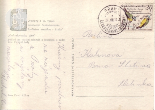 Hlavní město Praha 1960 08 001 ●