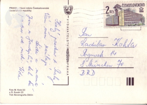 Hauptstadt Prag 19xx 95 249 ●