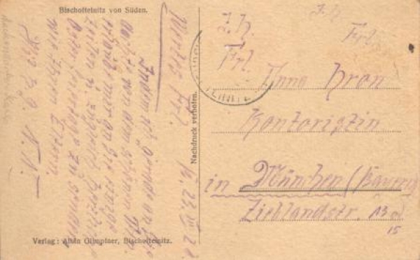 Horšovský Týn 1921 95 001 ●