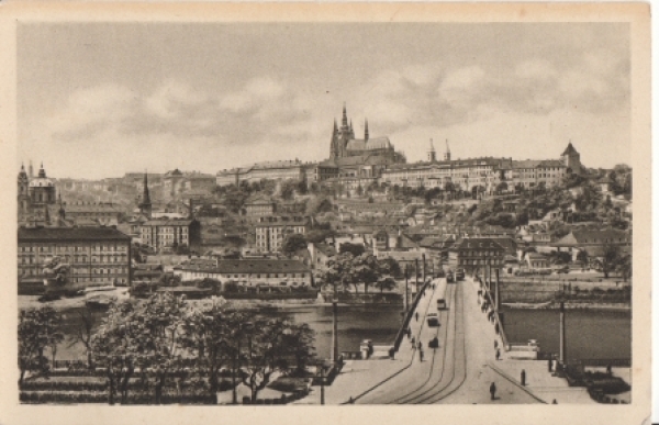 Hradčany + Mánesův most 1934 95 010 ●