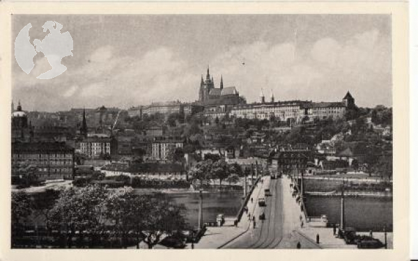 Hradčany + Mánesův most 1948 95 014 ●