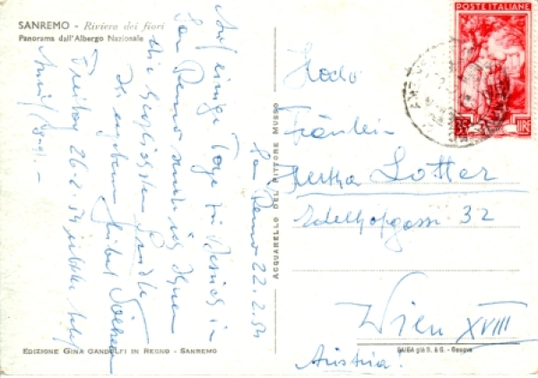 Sanremo (Zeichnung) - I 1954 95 001 ●