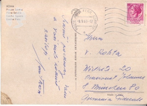 Řím - I 1969 95 001 ●