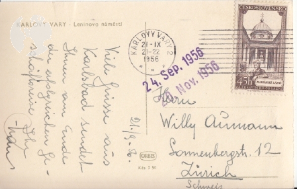 Karlovy Vary 1956 95 001 ●