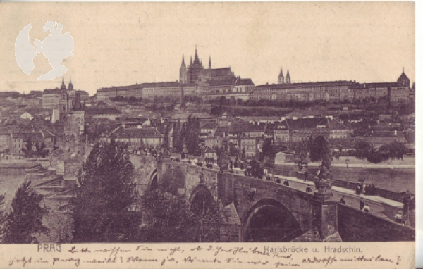 Karlův most + Hradčany 1907 95 003 ●