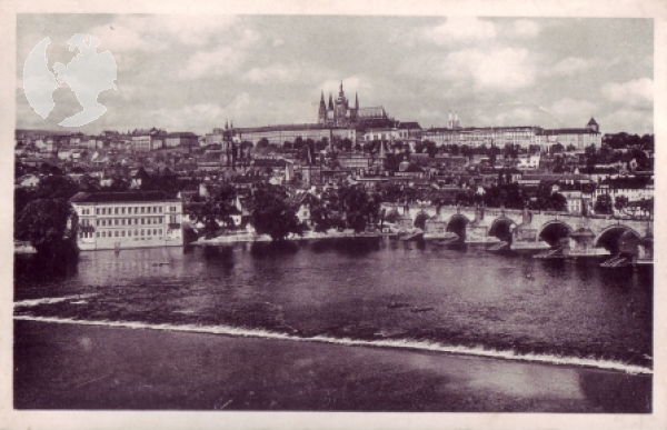 Karlův most + Hradčany 1945 95 004 ●