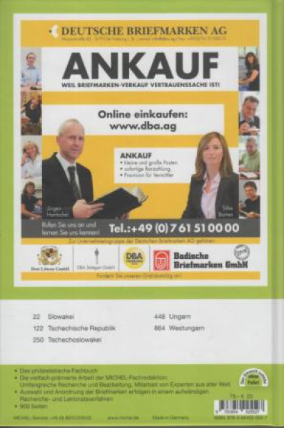 D Michel katalog Střední Evropa - 111 Ausgabe