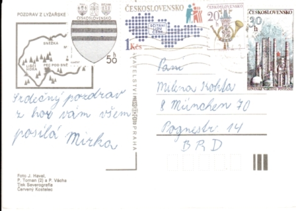 Riesengebirge 1981 95 001 ●