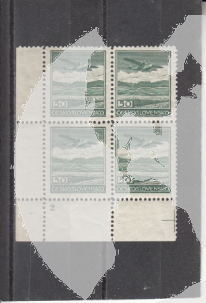 L 007 / 2 - Type II - Viererblock - L D ** - 1930
