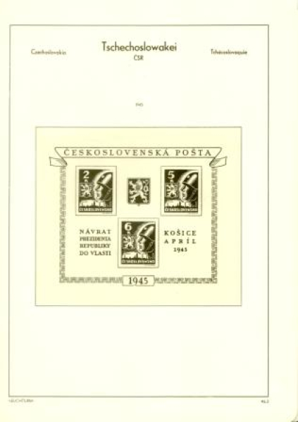 Tschechoslowakei - 1945 - SF