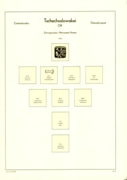 Tschechoslowakei - 1945 - SF
