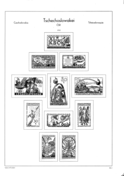 Tschechoslowakei - 1958 - SF