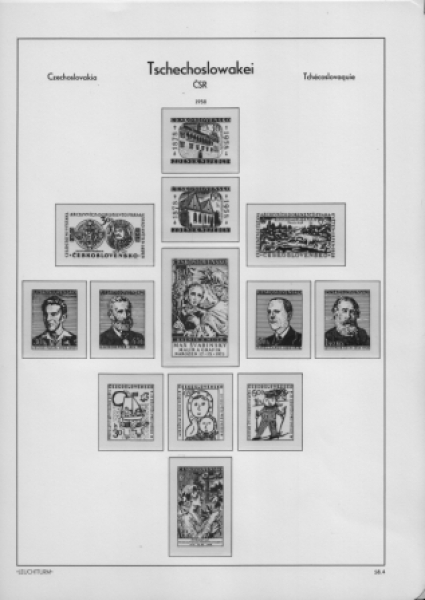 Tschechoslowakei - 1958 - SF