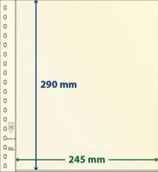 LINDNER - Neutrální listy s 1 kapsou - Objednací kód 802106 P - balíček