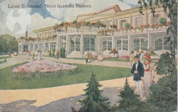 Lázně Bohdaneč (kresba) 1920 95 001 ●