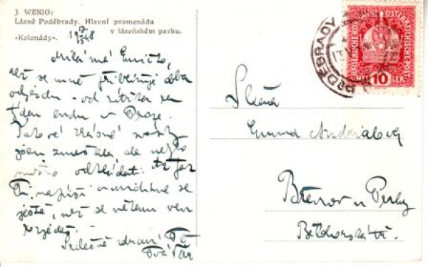 Lázně Poděbrady 1918 95 001 ●