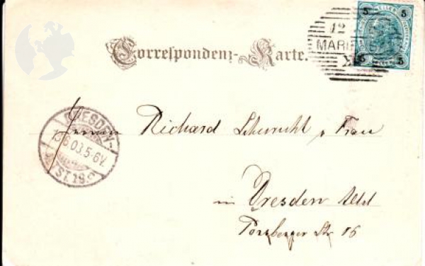 Mariánské Lázně 1903 95 002 ●