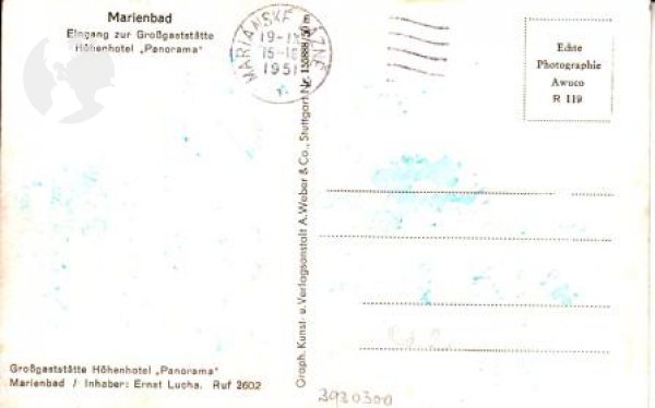Mariánské Lázně 1951 95 001 ●