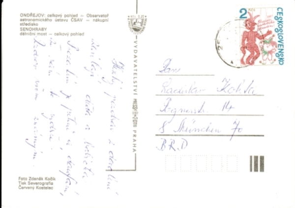 Ondřejov + Senohraby 19xx 95 001 ●