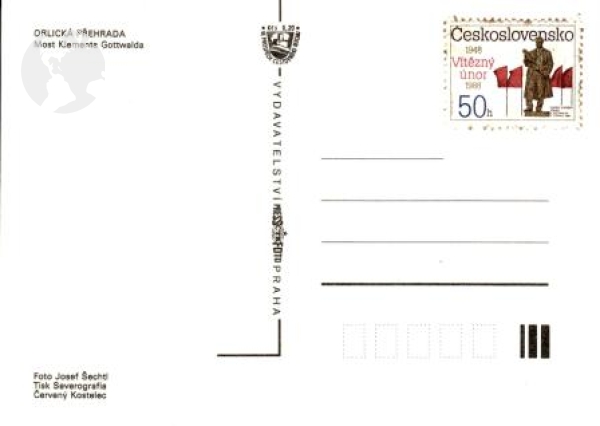 Orlická přehrada xxxx 95 001 ● / **
