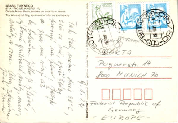 Rio de Janeiro - BR 1982 95 002 ●