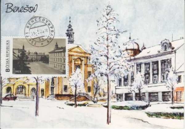 Benešov u Prahy (kresba) 2022 95 001 ●