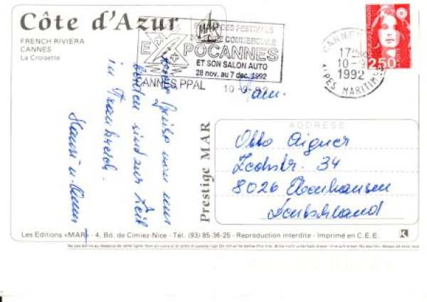 Cannes - F 1992 95 001 ●