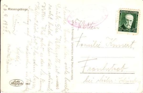 PL Krkonoše - Hamplová bouda 1933 95 001 ●