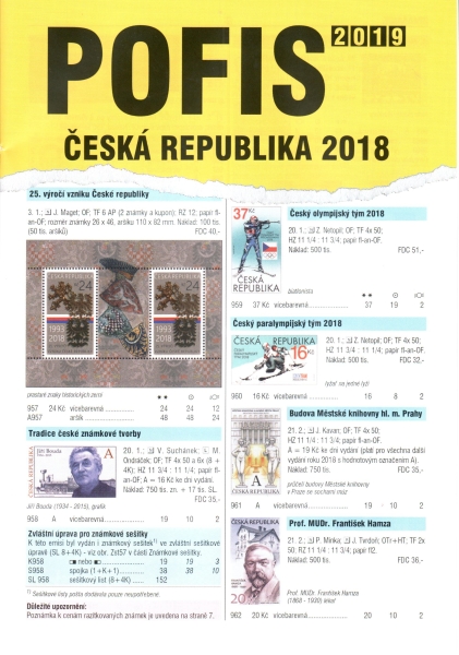 CZ Nachtrag Jahrgang 2018 - Ausgabe 2019 (Kopie) - zum Katalog POFIS