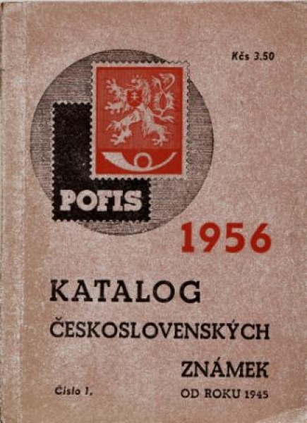 ČZ POFIS katalog Československých známek 1956