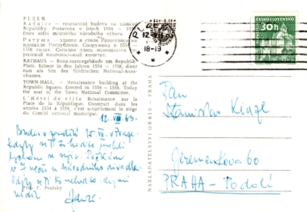 Plzeň 1963 95 001 ●