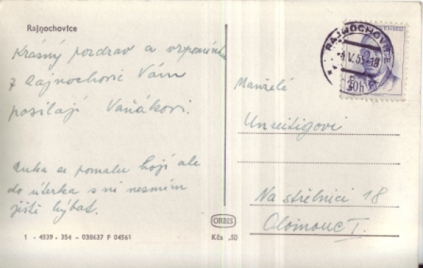 Rajnochovice 1955 95 003 ●
