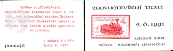 SA 91 - 007 b SOST - 2 / SA 91 - 008 b SOST - 2 - Železná Ruda ● - 1991