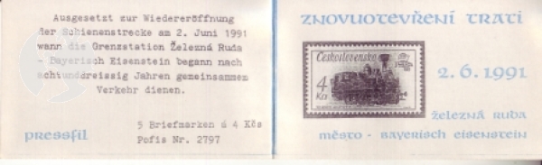 SA 91 - 007 b SOST - 2 / SA 91 - 008 b SOST - 2 - Železná Ruda ● - 1991