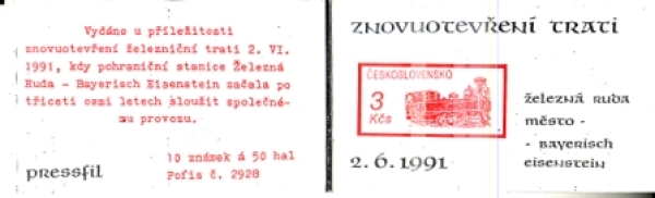 SA 91 - 009 a a SOST - 2 / SA 91 - 009 a b SOST - 2 - Plzeň ● - 1991