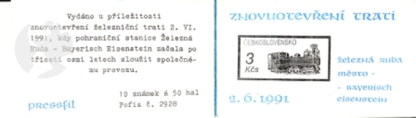 SA 91 - 009 c a SOST - 2 / SA 91 - 009 c b SOST - 2 - Bayerisch Eisenstein ● - 1991