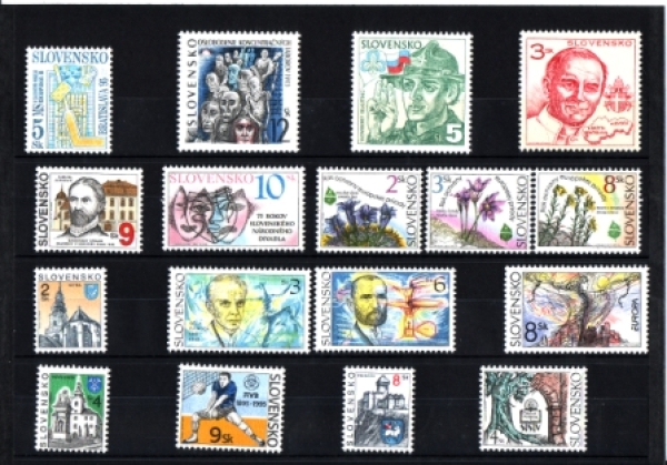 SK 0216 / 0244 ** - 1995 roční sestavení / kompletní čistý (neražený) ročník