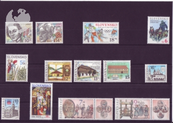 SK 0414 / 0443 ** - 2002 kompletní čistý (neražený) ročník