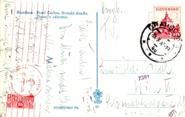 Bratislava - SK 1947 95 001 ●