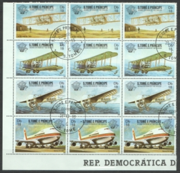 STP 0830 A + 0831 A + 0832 A + 0833 A - větší celek 12 známek ● - 1983