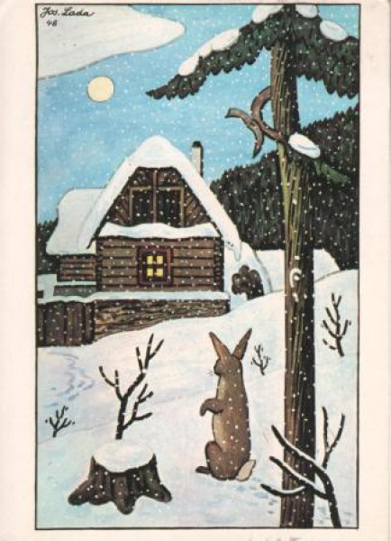 VN 14 Frohe Weihnachten und ein glückliche neues Jahr 1976 95 005 ● - Josef Lada