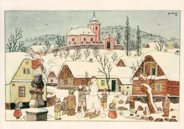 VN 11 Frohe Weihnachten und ein glückliche neues Jahr 1978 95 004 ● - Josef Lada