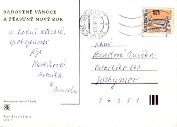 VN 03 Frohe Weihnachten und ein glückliche neues Jahr 1981 95 004 ● - Josef Lada