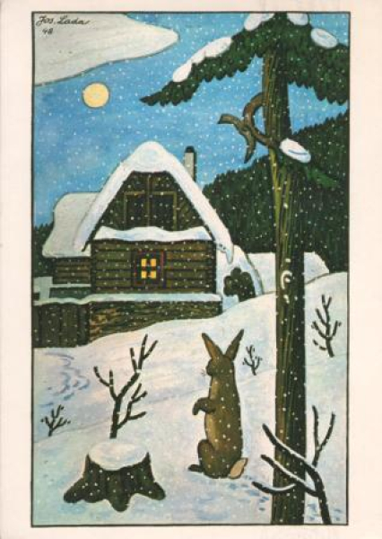 VN 14 Frohe Weihnachten und ein glückliche neues Jahr 1987 95 011 ● - Josef Lada