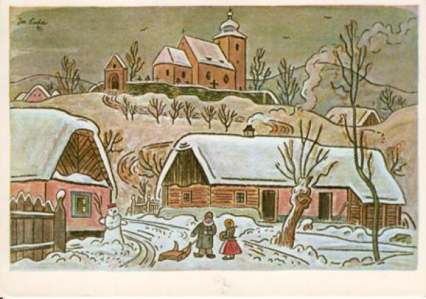 VN 07 Frohe Weihnachten und ein glückliche neues Jahr 1989 95 006 ● - Josef Lada