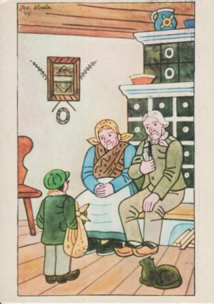 VN 10 Frohe Weihnachten und ein glückliche neues Jahr 19xx 95 065 ● - Josef Lada