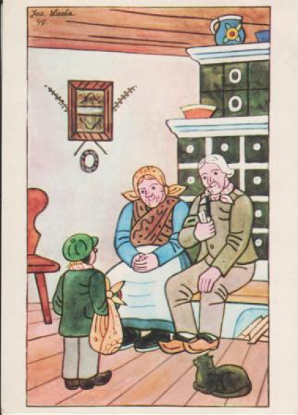 VN 10 Frohe Weihnachten und ein glückliche neues Jahr 19xx 95 066 ● - Josef Lada