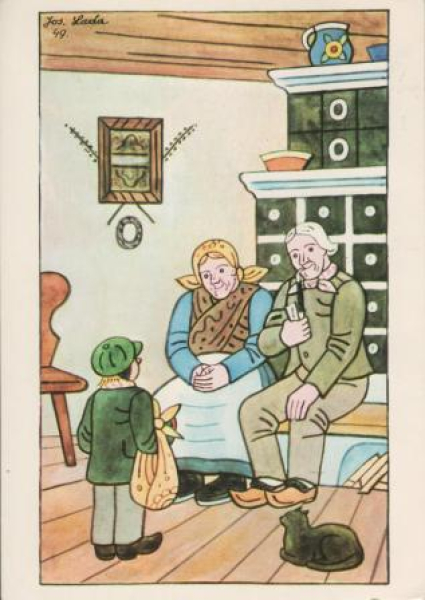 VN 10 Frohe Weihnachten und ein glückliche neues Jahr 19xx 95 067 ● - Josef Lada